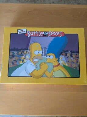 The Simpsons Battle of the Sexes Board Game Trivia Cartoon Games NEW SEALED BNIB